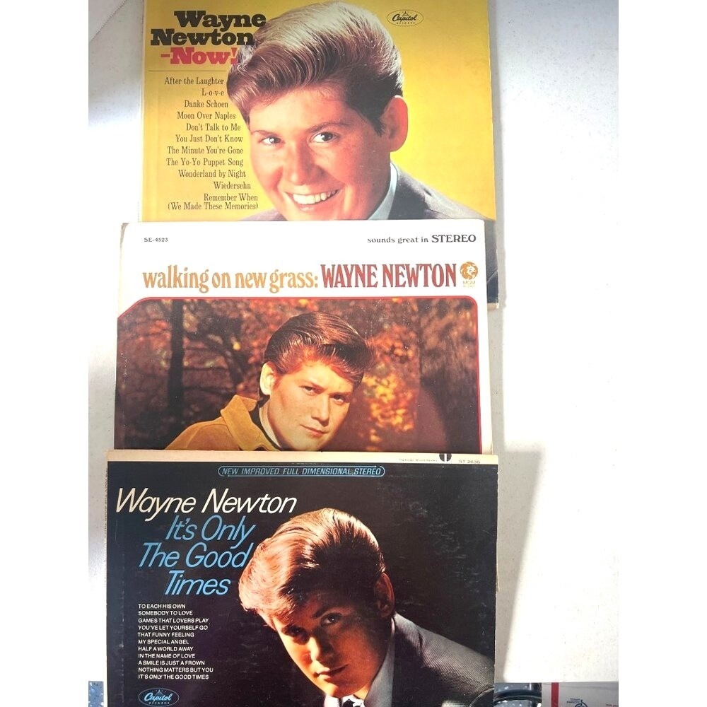 Wayne Newton Vinyl Record Trio: Showcases his‎ Classic hits See Photos